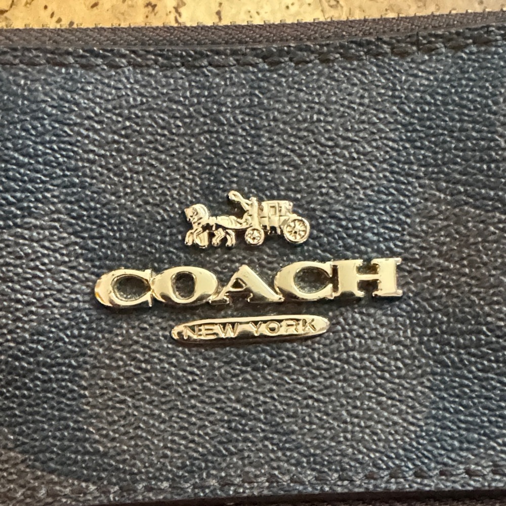 Coach Dark Brown and Red Crossbody Bag - Picture 2 of 7